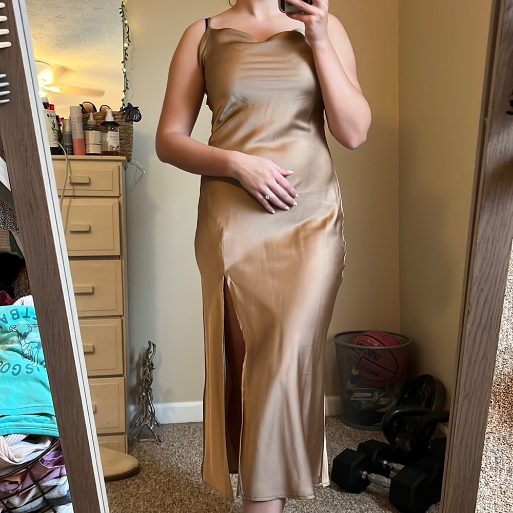 Paper Heart Slip Dress - Gem